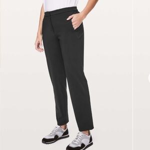 LULULEMON On The Move Pants Black‎ Womens Size 6